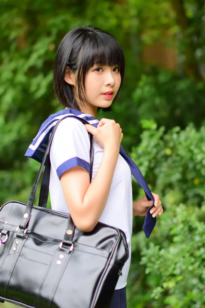 [Mzsock] NO.171 Hailin student uniform street photography#[73P]-28