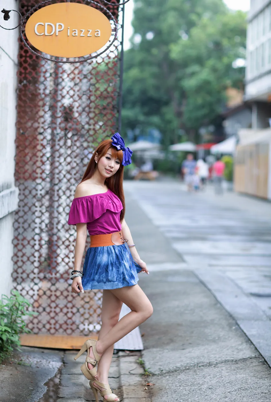 [Mzsock] NO.206 Xiaowen short skirt with cool and beautiful legs street photography#[52P]-34